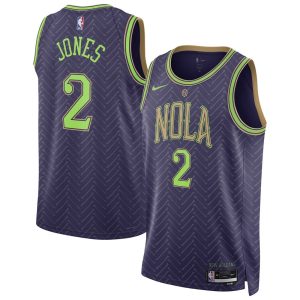 Unisex New Orleans Pelicans Herbert Jones  Purple 2024/25 Swingman Player Jersey - City Edition