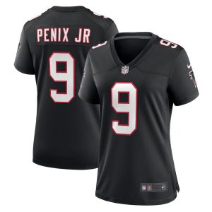 Women's Atlanta Falcons #9 Michael Penix Jr. Black Alternate Game Jersey