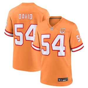 Men's Tampa Bay Buccaneers #54 Lavonte David Nike Creamsicle 50th Season Game Jersey