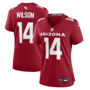 Women's Arizona Cardinals #14 Michael Wilson Cardinal Team Game Jersey