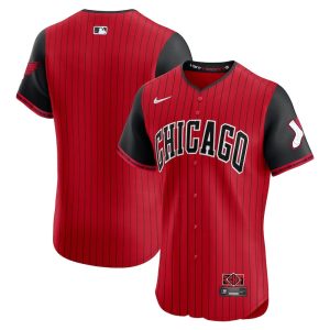 Youth Chicago White Sox Nike Red/Black 2025 City Connect Elite Jersey