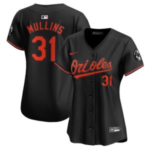 Women's Baltimore Orioles Cedric Mullins  Black Home Limited Player Jersey