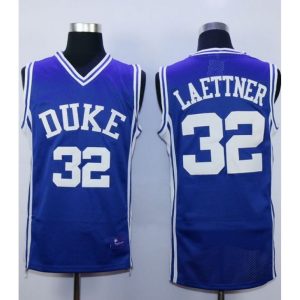 Blue Devils #32 Christian Laettner Royal Blue Basketball Stitched NCAA Jersey