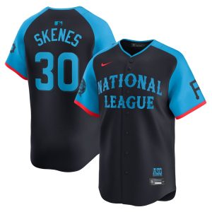 Men's National League Paul Skenes  Navy 2024 MLB All-Star Game Limited Player Jersey