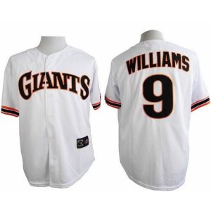 Giants #9 Matt Williams White 1989 Turn Back The Clock Stitched MLB Jersey