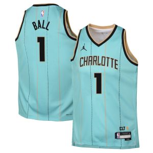 Youth Charlotte Hornets LaMelo Ball  Mint 2024/25 Swingman Player Jersey - City Edition