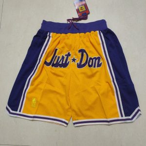 Los Angeles Lakers Yellow Shorts