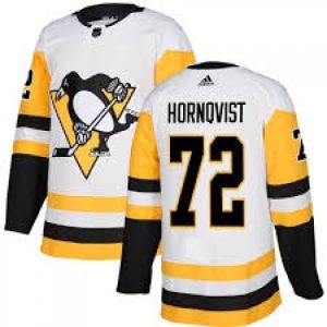 Men's  Pittsburgh Penguins #72 Patric Hornqvist White Stitched NHL Jersey