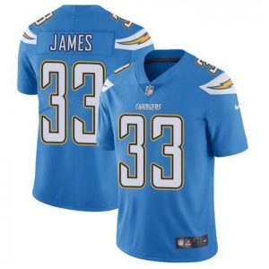Men's Los Angeles Chargers #33 Derwin James Blue Vapor Untouchable Limited Stitched NFL Jersey