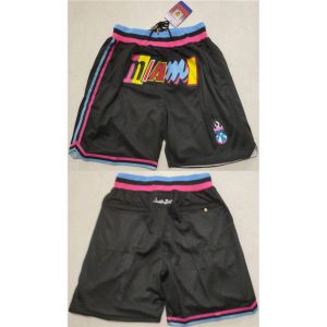 Men's Miami Heat Black Shorts (Run Small)