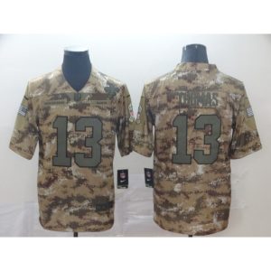 Men's New Orleans Saints #13 Michael Thomas Camo Salute To Service Limited Stitched NFL Jersey