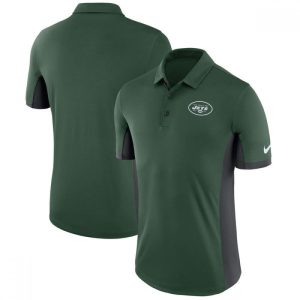 Men's New York Jets  Green Evergreen Polo