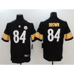 Men's Pittsburgh Steelers #84 Antonio Brown  Black Vapor Untouchable Limited Stitched NFL Jersey