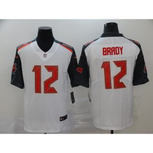 Men's Tampa Bay Buccaneers #12 Tom Brady White Stitched NFL Jersey