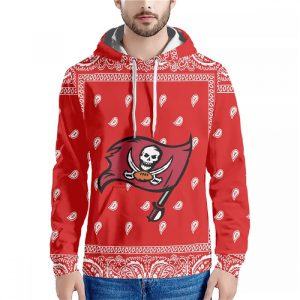 Men's Tampa Bay Buccaneers Red Pullover Hoodie