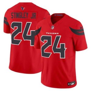 Men's  Derek Stingley Jr. Red Houston Texans #24 Vapor F.U.S.E. Limited Jersey