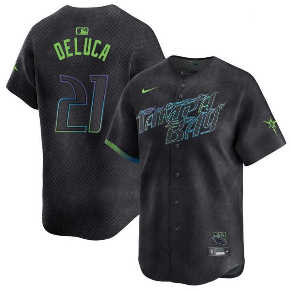 Mens20Tampa20Bay20Rays202120Junior20Caminero20Charcoal20202420City20Connect20Limited20Stitched20Baseball20Jersey.jpg