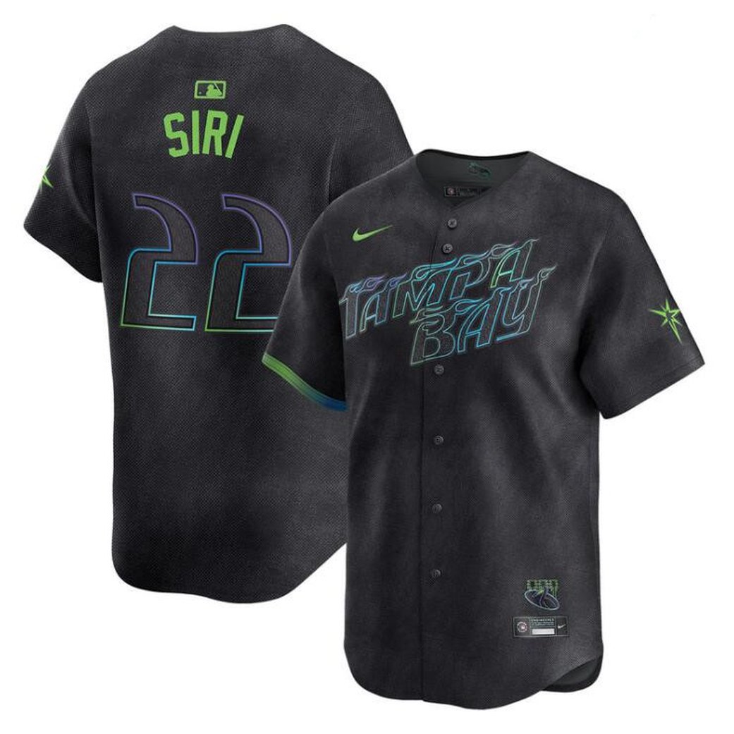 Mens20Tampa20Bay20Rays202220Jose20Siri20Charcoal20202420City20Connect20Limited20Stitched20Baseball20Jersey.jpg