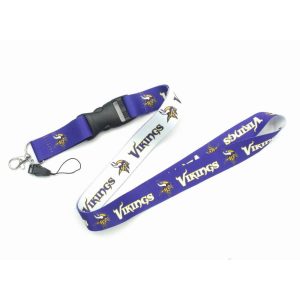 Minnesota Vikings NFL Neck Lanyard Football Teams Detachable Strap Lanyards for Cellphone Holder