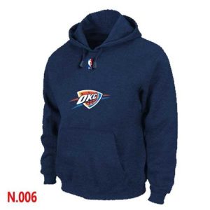 NBA Oklahoma City Thunder Pullover Hoodie Dark Blue