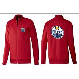 NHL Edmonton Oilers Zip Jackets Red
