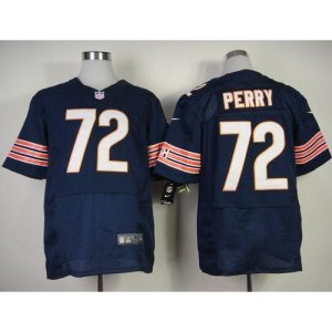 Bears #72 William Perry Navy Blue Team Color Men's Stitched NFL Elite Jersey
