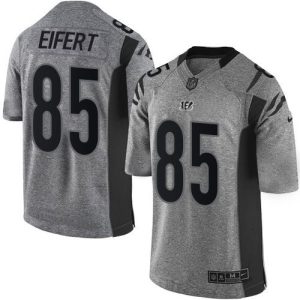 Bengals #85 Tyler Eifert Gray Men's Stitched NFL Limited Gridiron Gray Jersey
