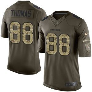 Broncos #88 Demaryius Thomas Green Youth Stitched NFL Limited Salute to Service Jersey