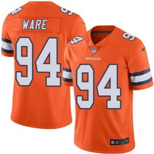 Broncos #94 DeMarcus Ware Orange Youth Stitched NFL Limited Rush Jersey