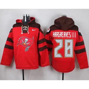 Buccaneers #28 Vernon Hargreaves III Red Player Pullover NFL Hoodie