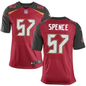 Buccaneers #57 Noah Spence Red Team Color Men's Stitched NFL New Elite Jersey