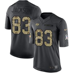 Buccaneers #83 Vincent Jackson Black Youth Stitched NFL Limited 2016 Salute to Service Jersey