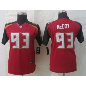 Buccaneers #93 Gerald McCoy Red Team Color Youth Stitched NFL New Limited Jersey