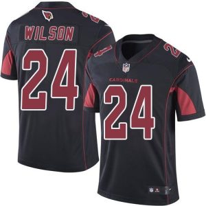 Cardinals #24 Adrian Wilson Black Men's Stitched NFL Limited Rush Jersey