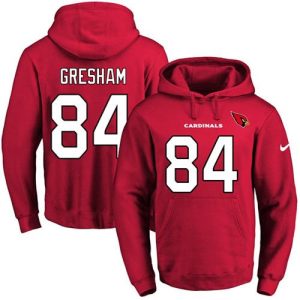 Cardinals #84 Jermaine Gresham Red Name & Number Pullover NFL Hoodie