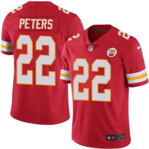 Chiefs #22 Marcus Peters Red Men's Stitched NFL Limited Rush Jersey