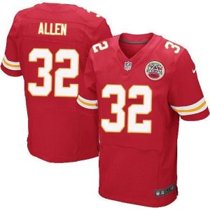 Chiefs #32 Marcus Allen Red Team Color Men's Stitched NFL Elite Jersey