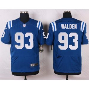 Colts #93 Erik Walden Royal Blue Team Color Men's Stitched NFL Elite Jersey