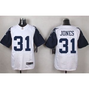 Cowboys #31 Byron Jones White Men's Stitched NFL Elite Rush Jersey