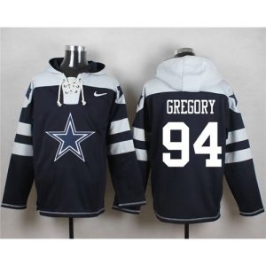 Cowboys #94 Randy Gregory Navy Blue Player Pullover NFL Hoodie