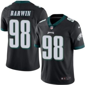 Eagles #98 Connor Barwin Black Youth Stitched NFL Limited Rush Jersey