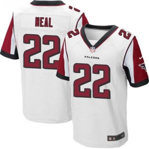 Falcons #22 Keanu Neal White Men's Stitched NFL Elite Jersey