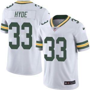 Packers #33 Micah Hyde White Men's Stitched NFL Limited Rush Jersey