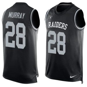 Raiders #28 Latavius Murray Black Team Color Men's Stitched NFL Limited Tank Top Jersey