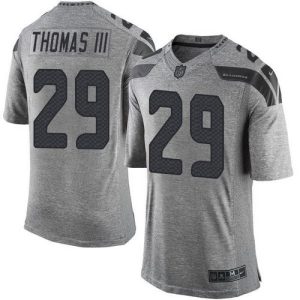 Seahawks #29 Earl Thomas III Gray Men's Stitched NFL Limited Gridiron Gray Jersey