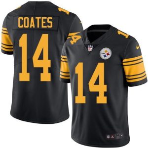 Steelers #14 Sammie Coates Black Youth Stitched NFL Limited Rush Jersey