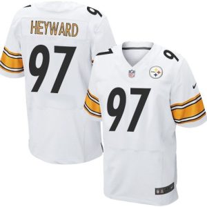 Steelers #97 Cameron Heyward White Men's Stitched NFL Elite Jersey