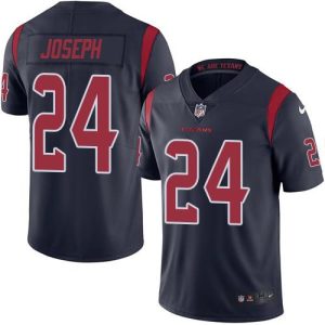 Texans #24 Johnathan Joseph Navy Blue Youth Stitched NFL Limited Rush Jersey