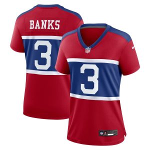 Women's New York Giants Deonte Banks  Century Red Alternate Player Game Jersey