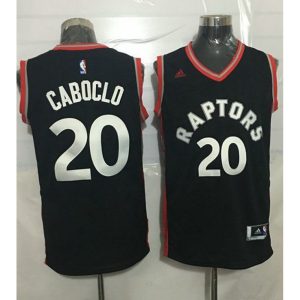 Raptors #20 Bruno Caboclo Black Stitched NBA Jersey